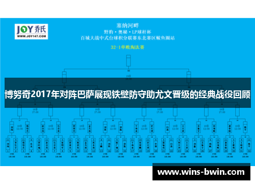 博努奇2017年对阵巴萨展现铁壁防守助尤文晋级的经典战役回顾