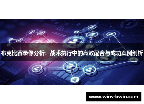 布克比赛录像分析：战术执行中的高效配合与成功案例剖析